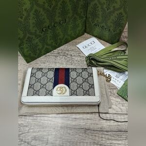 Gucci Ophidia Zip Around Wallet